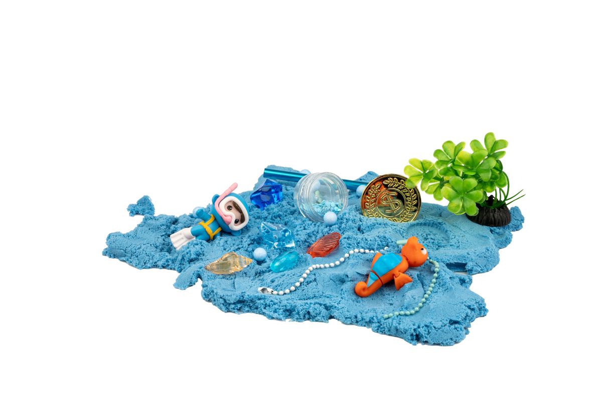 Under the Sea sand scene with sea creatures